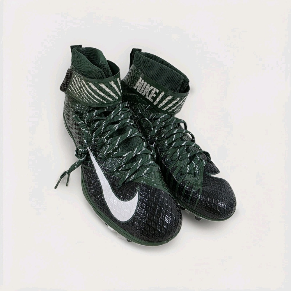 Nike Lunarbeast Elite TD Size 10.5 Football Cleats 847588-022 Green/ Black - Picture 2 of 12